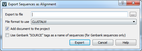 sequencher export fasta as one file